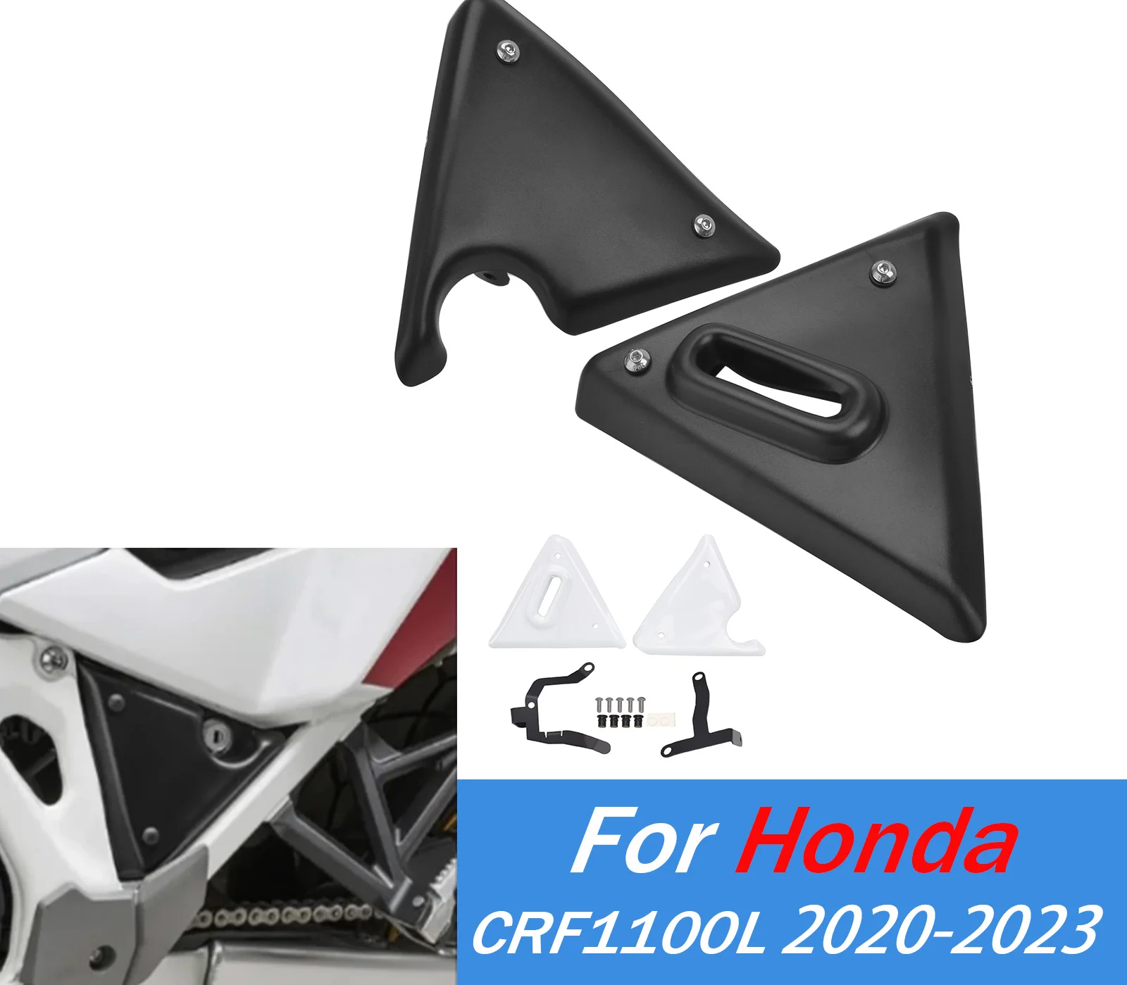 For CRF1100L Side Fill Panel Cover Fairing Protector Set For Honda CRF 1100L Africa Twin Adv 2020-2023 Motorcycle Accessories
For CRF1100L Side Fill Panel Cover Fairing Protector Set For Honda CRF 1100L Africa Twin Adv 2020-2023 Motorcycle Accessories