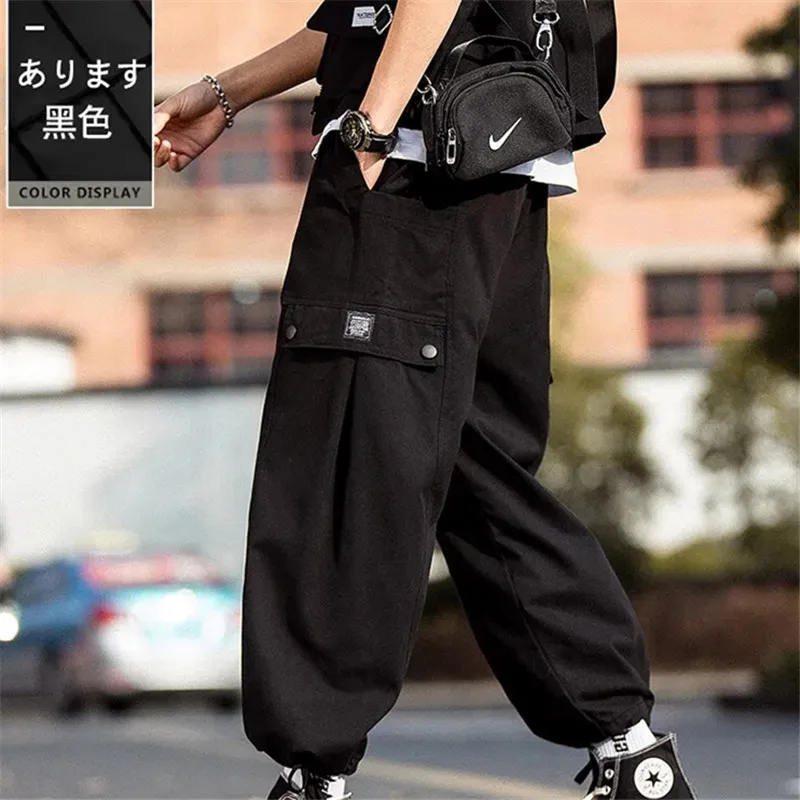 Cotton Pants For Man Fashion Baggy Spring Autumn Pants Korean Pocket Drawstring Casual Pants Men Clothing Pantalones Tipo Cargo
Cotton Pants For Man Fashion Baggy Spring Autumn Pants Korean Pocket Drawstring Casual Pants Men Clothing Pantalones Tipo Cargo