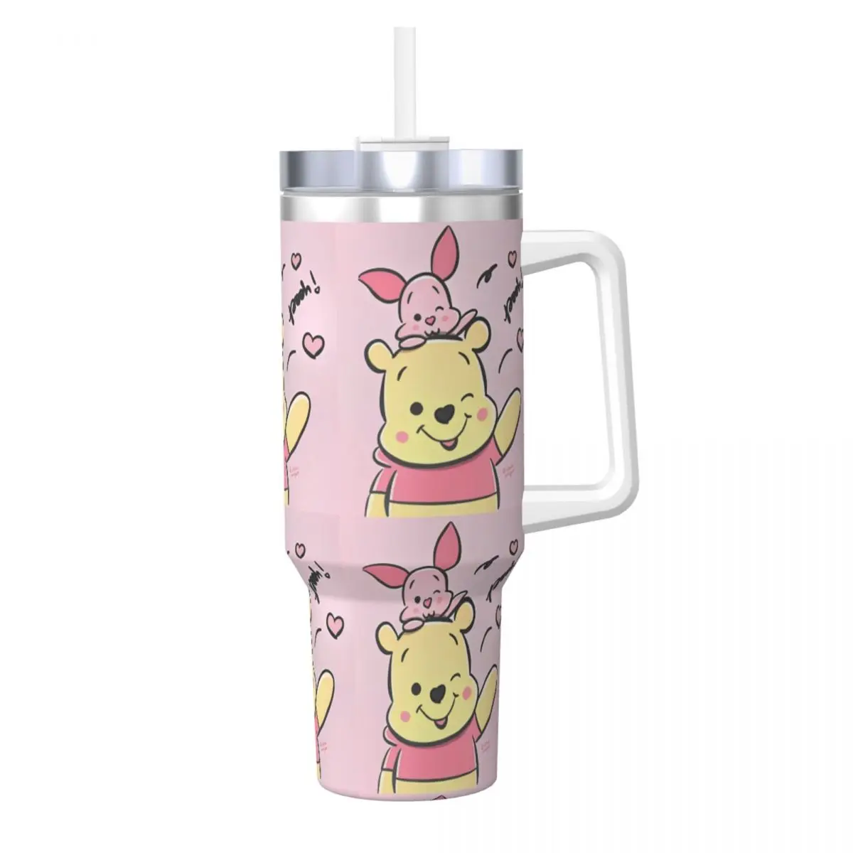 Winnie The Pooh Piglet Tumbler Cold and Hot Water Bottle Leakproof Stainless Steel Thermal Mug Printed Driving Car Mugs
Winnie The Pooh Piglet Tumbler Cold and Hot Water Bottle Leakproof Stainless Steel Thermal Mug Printed Driving Car Mugs