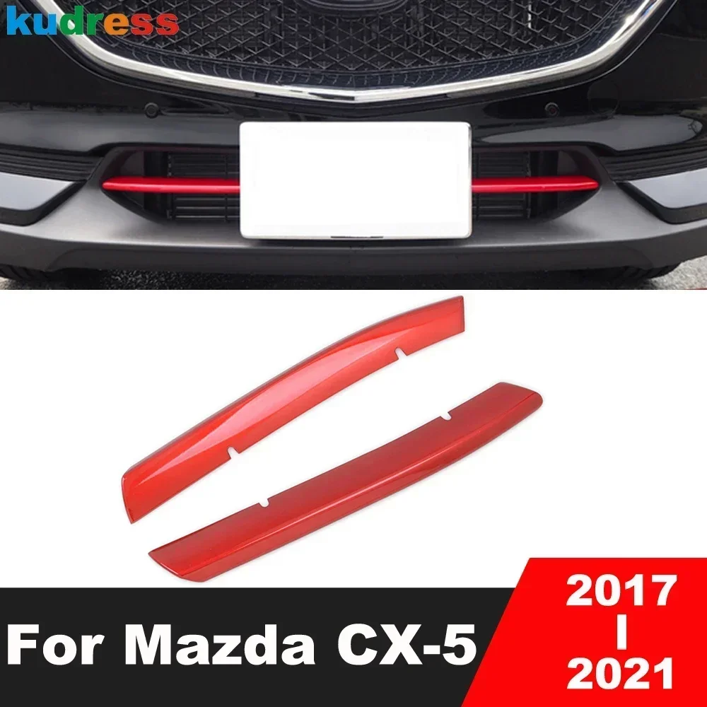 Передняя нижняя решетка, накладка на решетку для Mazda CX-5 CX5 KF 2017-2020 2021, красная автомобильная решетка переднего нижнего бампера, аксессуары 
Передняя нижняя решетка, накладка на решетку для Mazda CX-5 CX5 KF 2017-2020 2021, красная автомобильная решетка переднего нижнего бампера, аксессуары