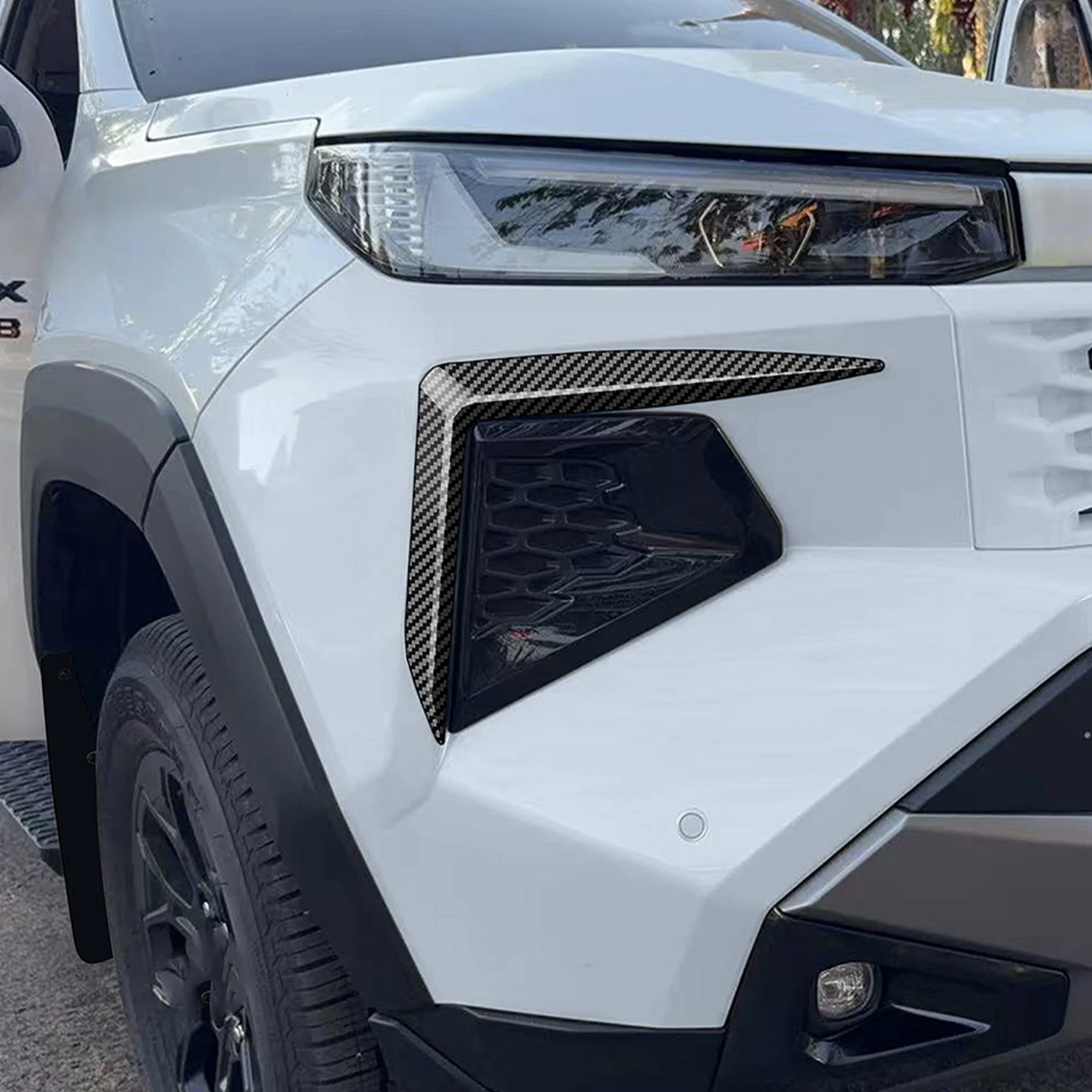 For Toyota Hilux 2026 Car Accessories Exterior Front Fog Light Lamps Eyebrow Molding Strip Trim ABS Plastic 2pcs
For Toyota Hilux 2026 Car Accessories Exterior Front Fog Light Lamps Eyebrow Molding Strip Trim ABS Plastic 2pcs