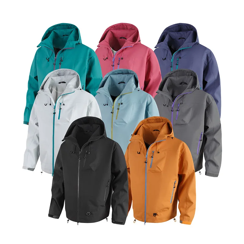Осенне-зимняя мужская куртка на молнии, повседневные ветрозащитные и водонепроницаемые пальто с капюшоном 
Осенне-зимняя мужская куртка на молнии, повседневные ветрозащитные и водонепроницаемые пальто с капюшоном
