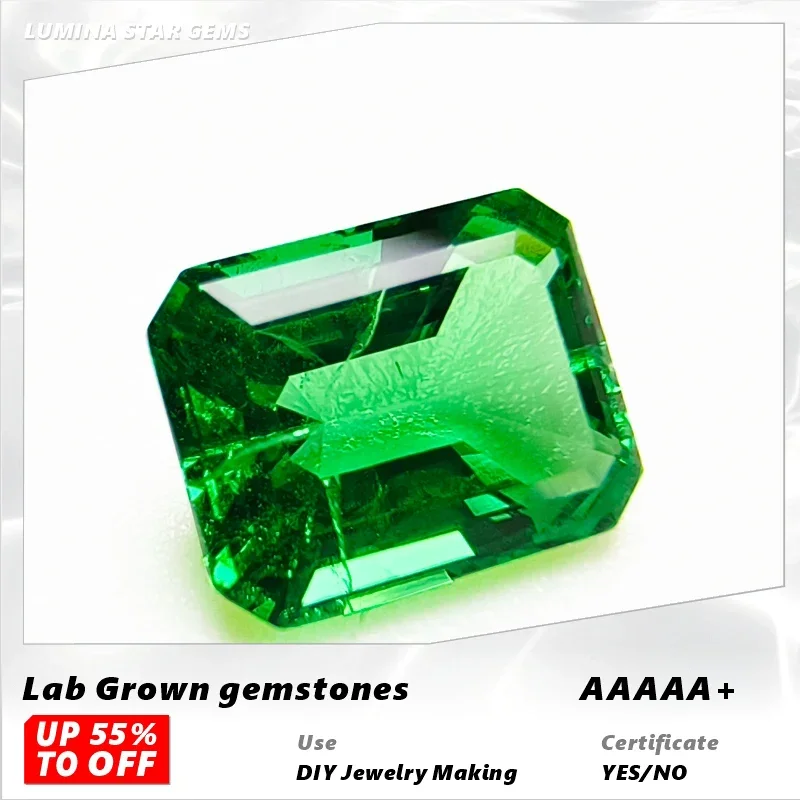 L-Lab Grown Columbia Emerald 7x9mm Emerald Cut for Jewelry Making Ring Necklace Earrings Main Materials Seletable Certificate
L-Lab Grown Columbia Emerald 7x9mm Emerald Cut for Jewelry Making Ring Necklace Earrings Main Materials Seletable Certificate