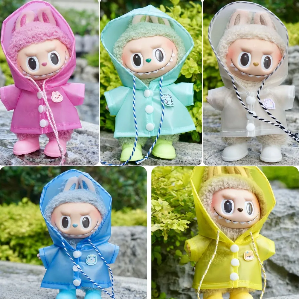 Hooded Cape 17cm Labubu Raincoat Clothes Animal Poncho Cartoon Labubu Plush Doll Clothes Cloak Cute Mini Cotton Doll's Clothes
Hooded Cape 17cm Labubu Raincoat Clothes Animal Poncho Cartoon Labubu Plush Doll Clothes Cloak Cute Mini Cotton Doll's Clothes