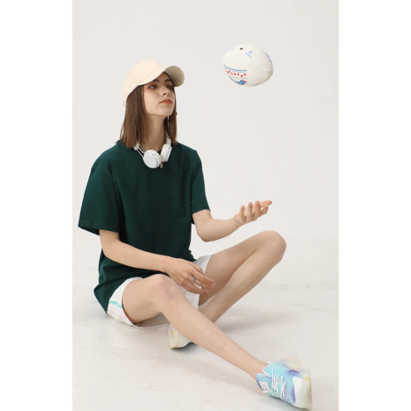 Cotton short sleeved Oversized Summer T shirts for Women Men Brown Casual Female Korean Streetwear Tees Unisex Basic Solid Young
Cotton short sleeved Oversized Summer T shirts for Women Men Brown Casual Female Korean Streetwear Tees Unisex Basic Solid Young