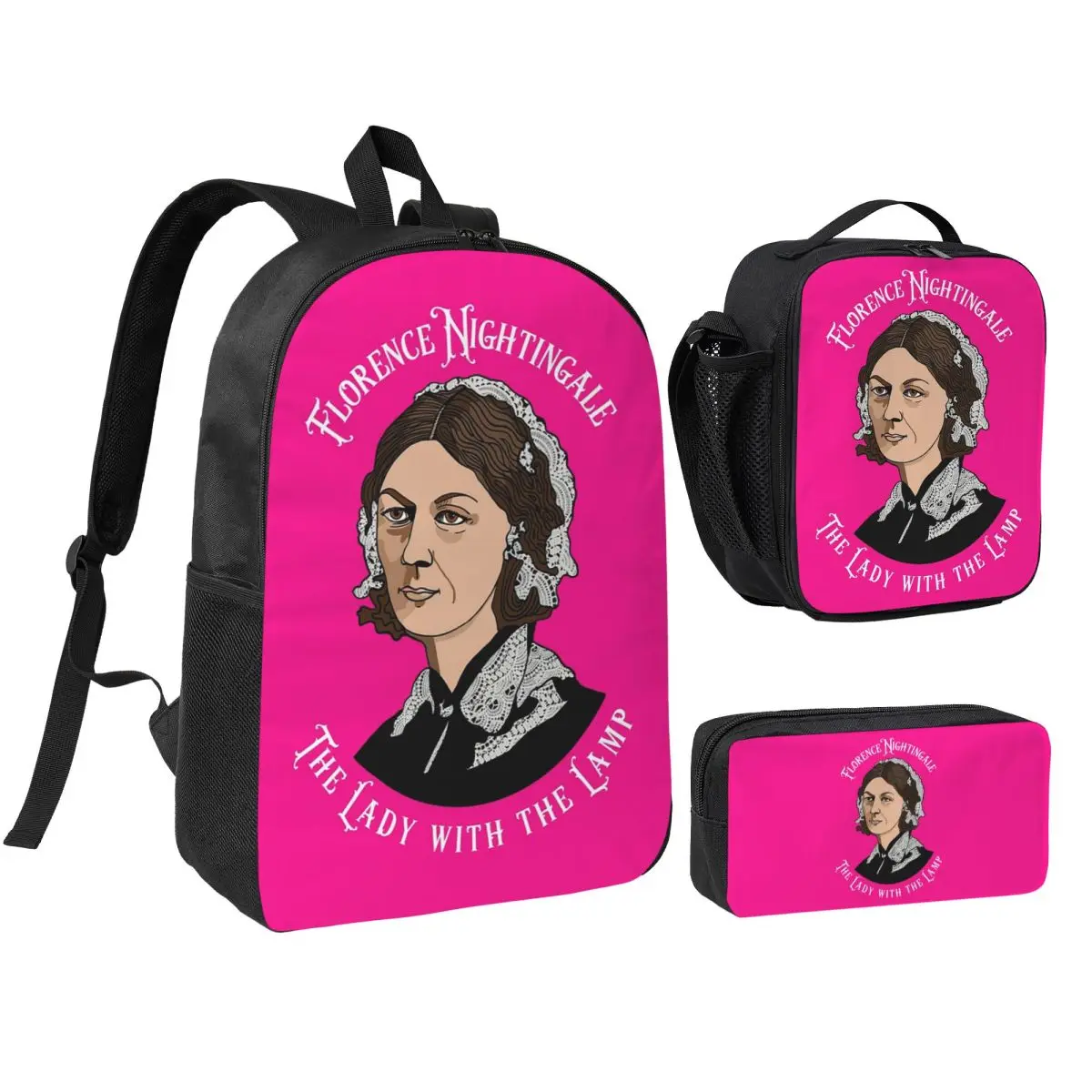 Florence Nightingale Nursing Pie Chart Pioneer Backpack BookBag School Bag Shoulder Bags 3ps Insulated Lunch Bag Pencil Case
Florence Nightingale Nursing Pie Chart Pioneer Backpack BookBag School Bag Shoulder Bags 3ps Insulated Lunch Bag Pencil Case