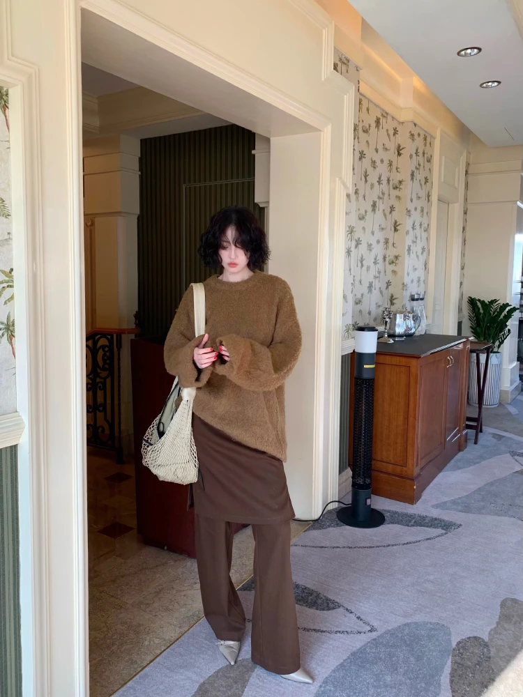 New Arrival High Waist Fake Two-Piece Slim Fit Casual Suit Pants Skirt High Waist Leisure Polyester Fiber Winter Collection
New Arrival High Waist Fake Two-Piece Slim Fit Casual Suit Pants Skirt High Waist Leisure Polyester Fiber Winter Collection