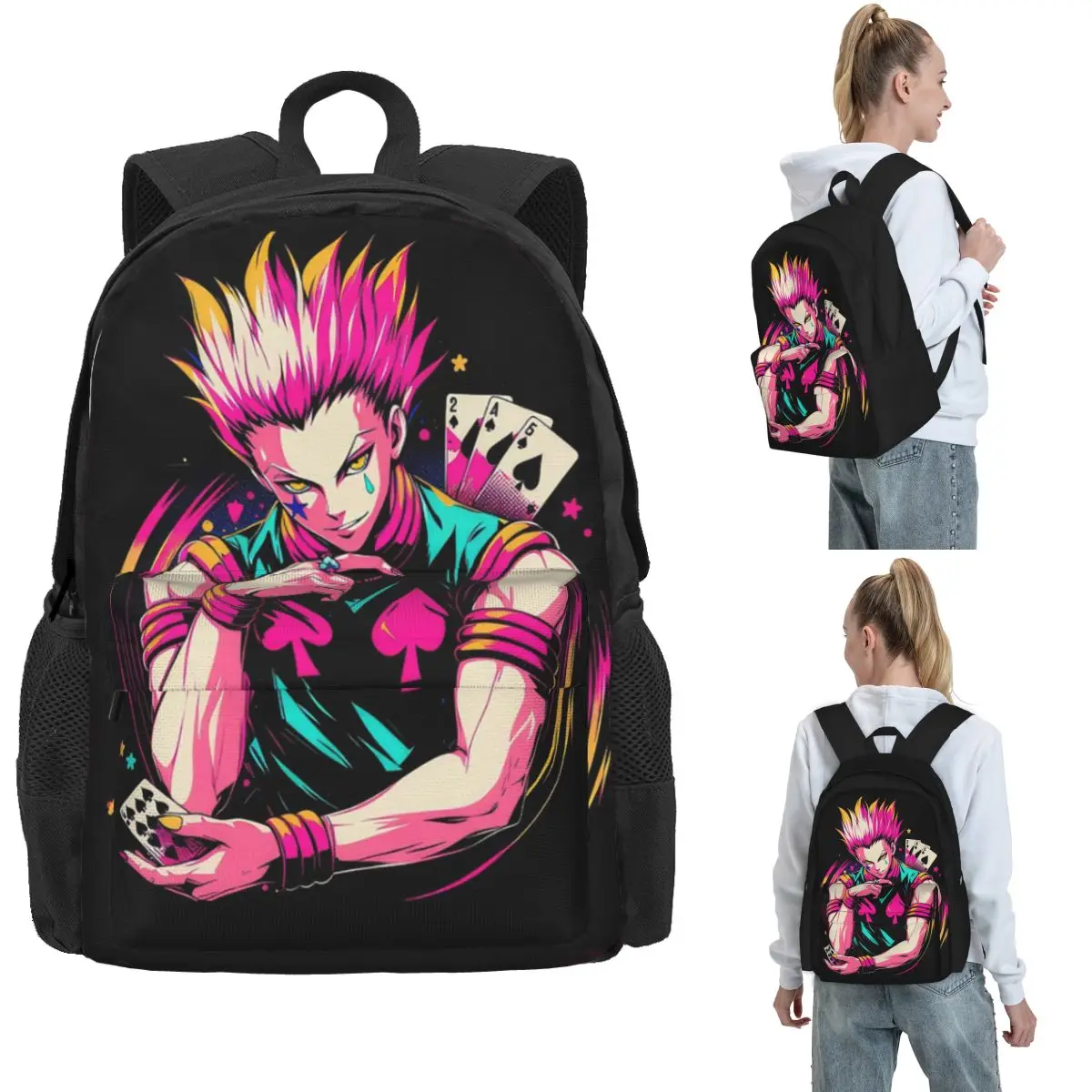 Hunter X Hunter Backpack Hot Sale Daypack Large Capacity Children BookBag School Bag Shoulder Bags for Men Women
Hunter X Hunter Backpack Hot Sale Daypack Large Capacity Children BookBag School Bag Shoulder Bags for Men Women