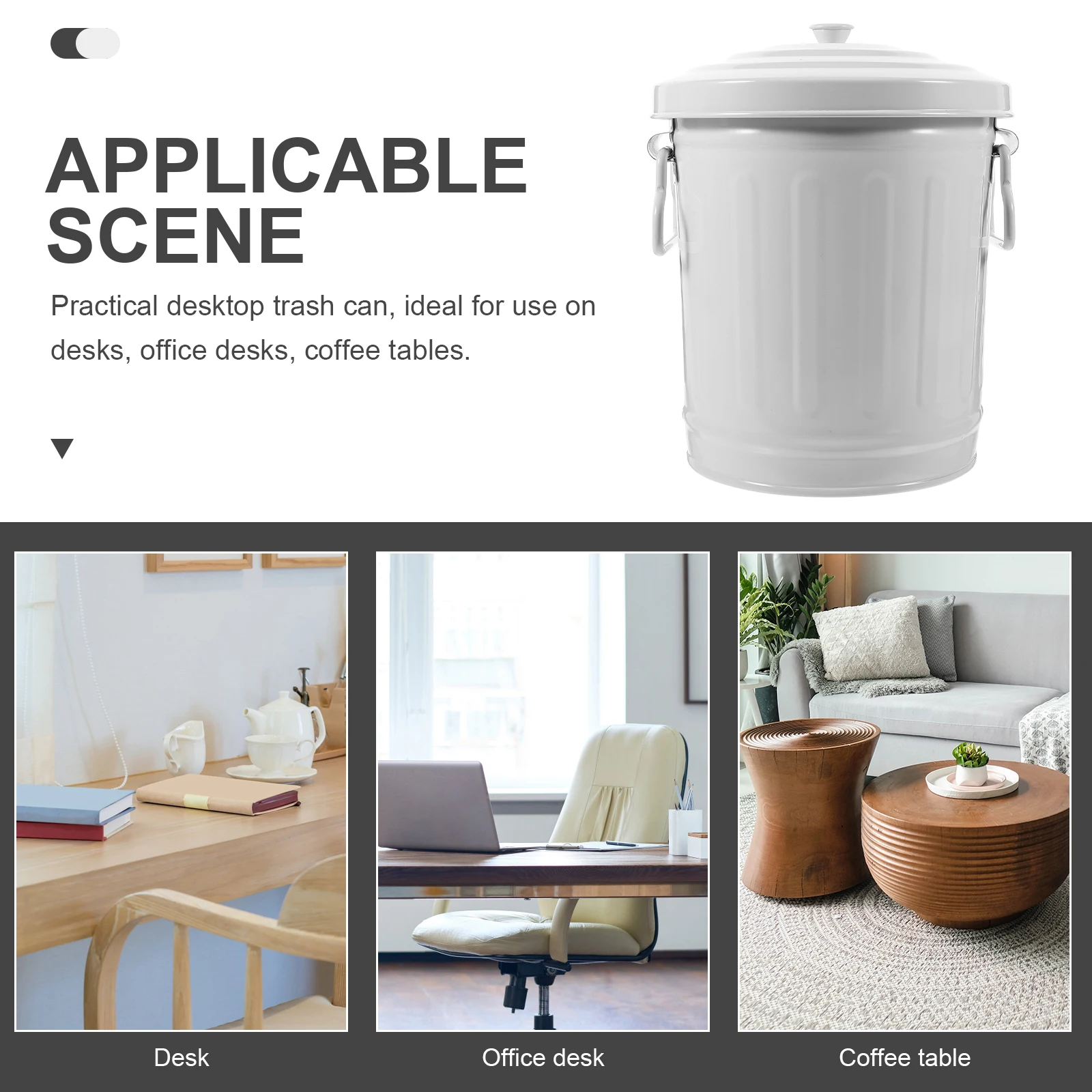 Iron Office Desk Pen Holder Storage Bucket B035C White Lid Safe Material Large Capacity Garbage Can Home Bedroom Study
Iron Office Desk Pen Holder Storage Bucket B035C White Lid Safe Material Large Capacity Garbage Can Home Bedroom Study