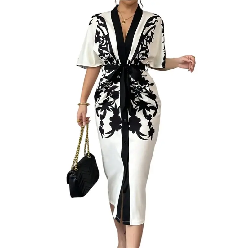 NEW-Women Summer Dresses Floral Print Plunge V Neck Midi Dress Casual Ruched Slit Bodycon Party Dress
NEW-Women Summer Dresses Floral Print Plunge V Neck Midi Dress Casual Ruched Slit Bodycon Party Dress