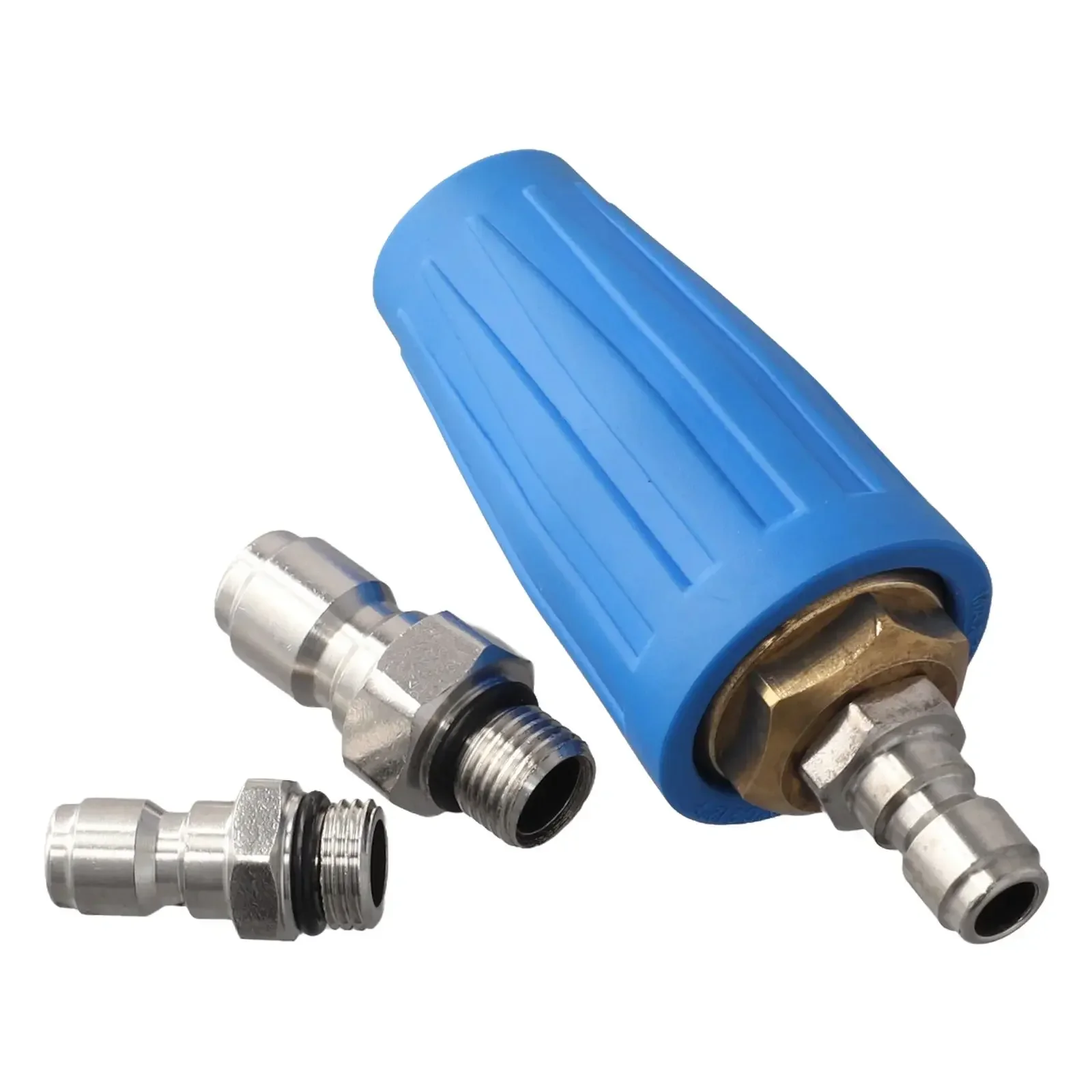 Turbo Nozzle Pressure Washer Tips Kit Nozzle 4000PSI Max With 1/4in 3/8in Quick Connectors For Car & Outdoor Blue Nozzle Adapter
Turbo Nozzle Pressure Washer Tips Kit Nozzle 4000PSI Max With 1/4in 3/8in Quick Connectors For Car & Outdoor Blue Nozzle Adapter