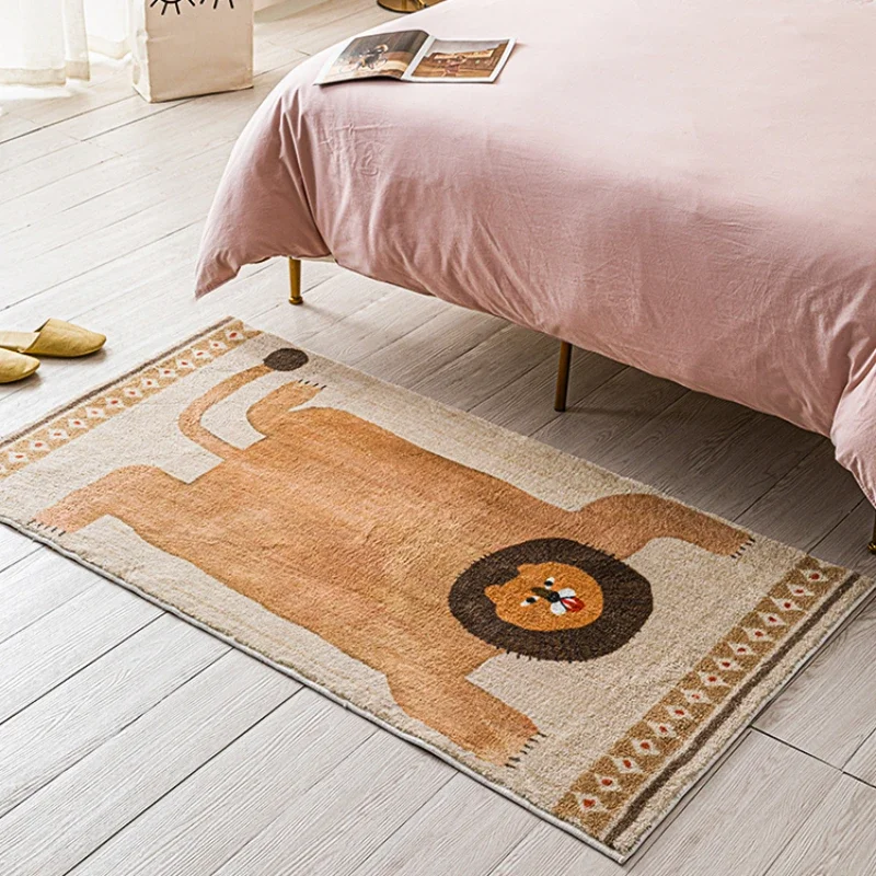 Fun Creative Living Room Large Area Carpets Cute Animal Bedroom Plush Carpet Lion Leopard Cloakroom Children's Room Soft Rugs IG
Fun Creative Living Room Large Area Carpets Cute Animal Bedroom Plush Carpet Lion Leopard Cloakroom Children's Room Soft Rugs IG