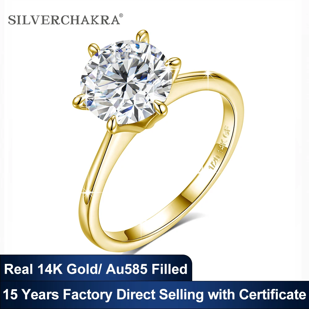 14k Gold Filled Classic Six Claws Wedding Ring Bands for Women 9mm 3ct GRA Moissanite Diamond Bridal Sets Engagement Jewelry
14k Gold Filled Classic Six Claws Wedding Ring Bands for Women 9mm 3ct GRA Moissanite Diamond Bridal Sets Engagement Jewelry