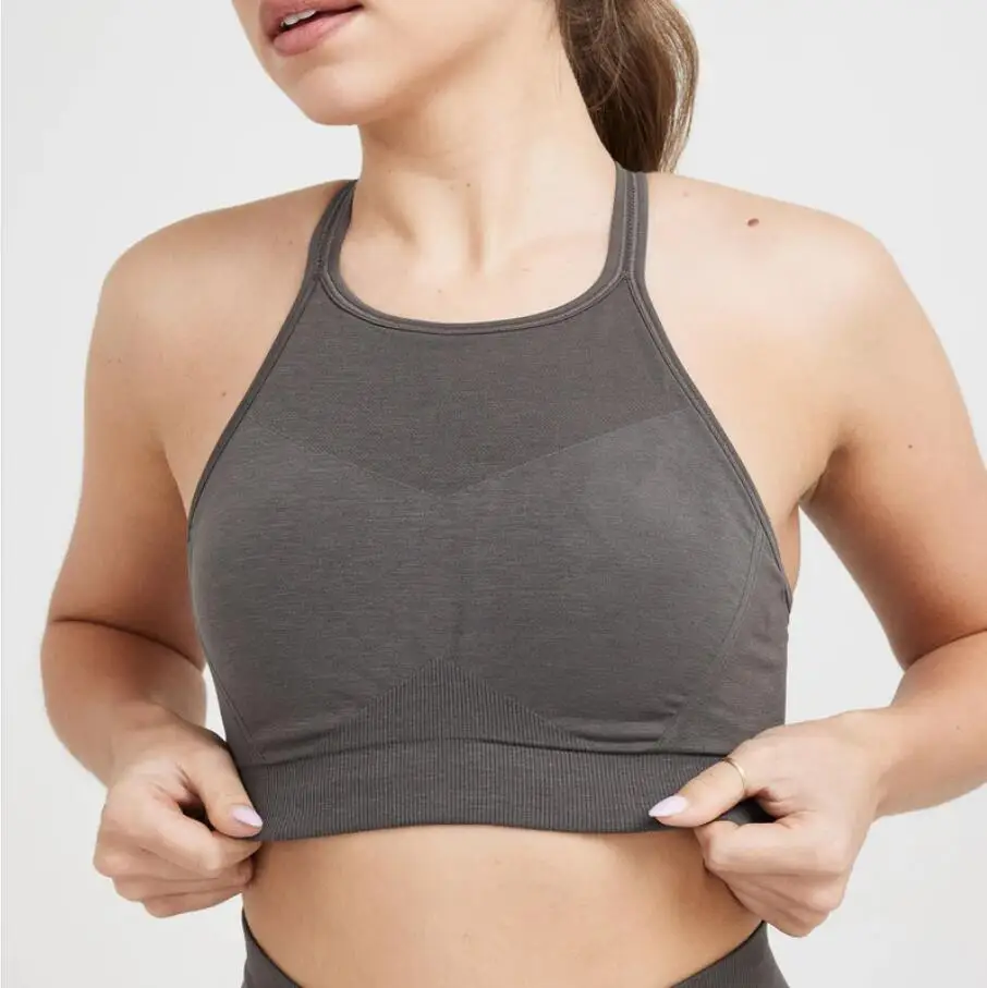 Women Seamless Fitness Sport Bra With Chest Pads Running Workout Yoga Bra Female Training Workout Gym Clothing Top Sportswear
Women Seamless Fitness Sport Bra With Chest Pads Running Workout Yoga Bra Female Training Workout Gym Clothing Top Sportswear