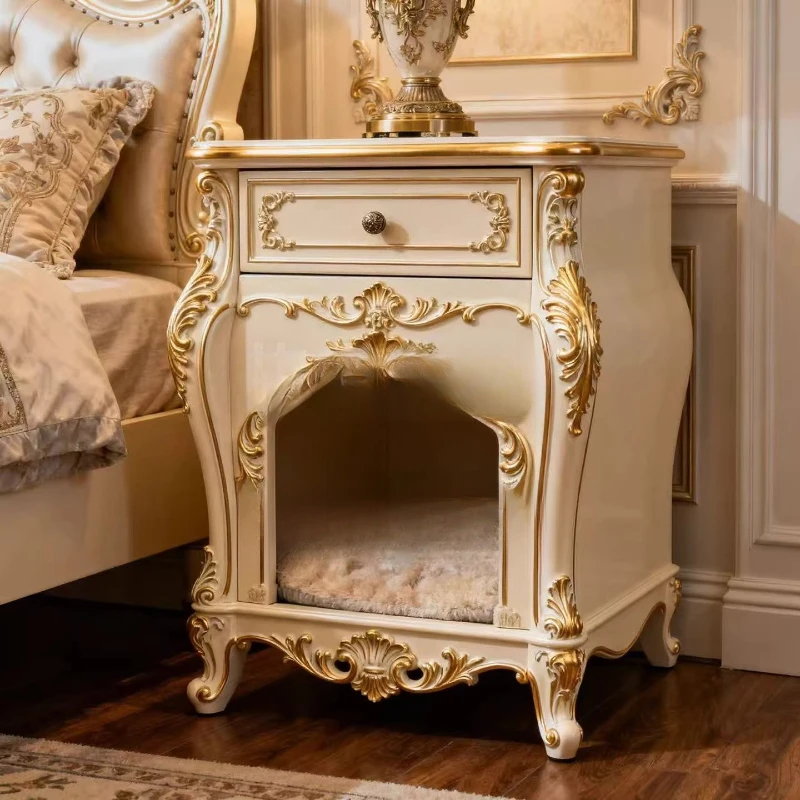 Pet furniture solid wood bedside table cat dog villa bed recliner cat dog kennel
Pet furniture solid wood bedside table cat dog villa bed recliner cat dog kennel