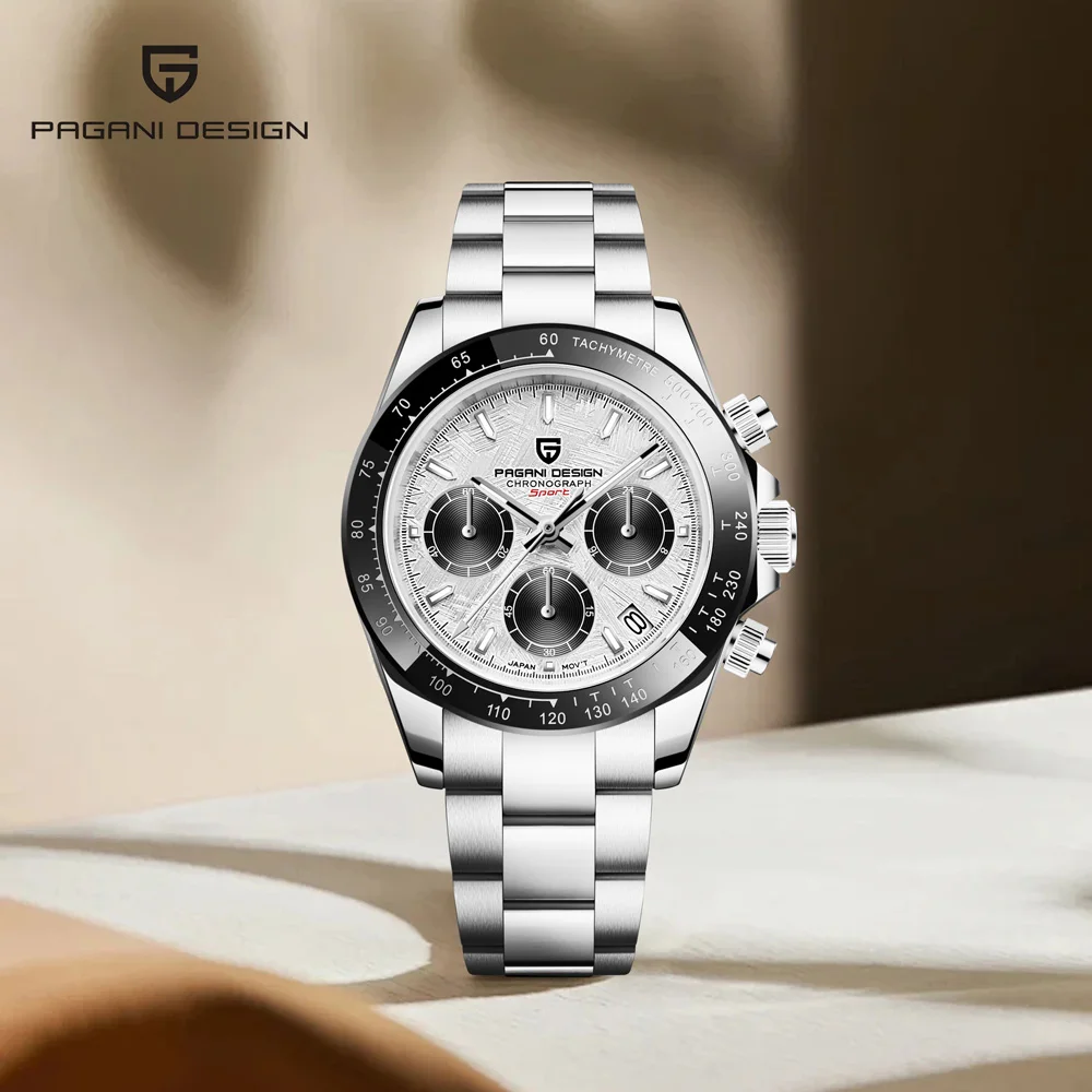 PAGANI DESIGN 2026 New Meteorite White Chronograph Men's Watch Luxury Automatic Date Quartz Watch For Men Stainless Steel Watch
PAGANI DESIGN 2026 New Meteorite White Chronograph Men's Watch Luxury Automatic Date Quartz Watch For Men Stainless Steel Watch