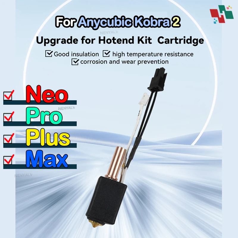 Насадки для Anycubic Kobra 2 Plus/Max, насадки для Anycubic Kobra2 Pro/Neo Hotend, фотография картриджа 0,4 мм
Насадки для Anycubic Kobra 2 Plus/Max, насадки для Anycubic Kobra2 Pro/Neo Hotend, фотография картриджа 0,4 мм