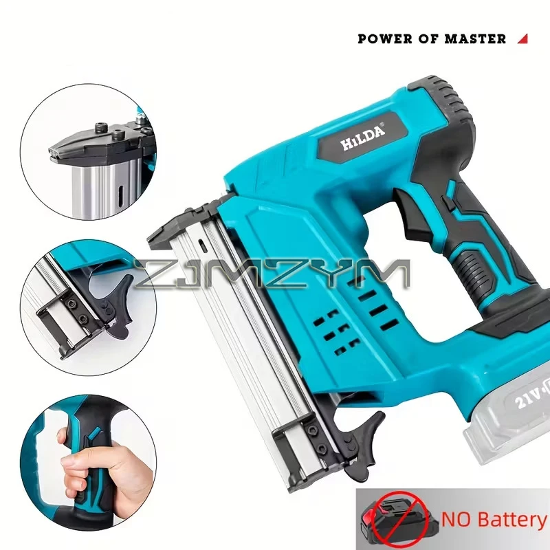 Electric Nail Gun 2 in 1 Brushless Cordless Nail Gun for Straight Staples, Compatible with Makita 21V Battery
Electric Nail Gun 2 in 1 Brushless Cordless Nail Gun for Straight Staples, Compatible with Makita 21V Battery