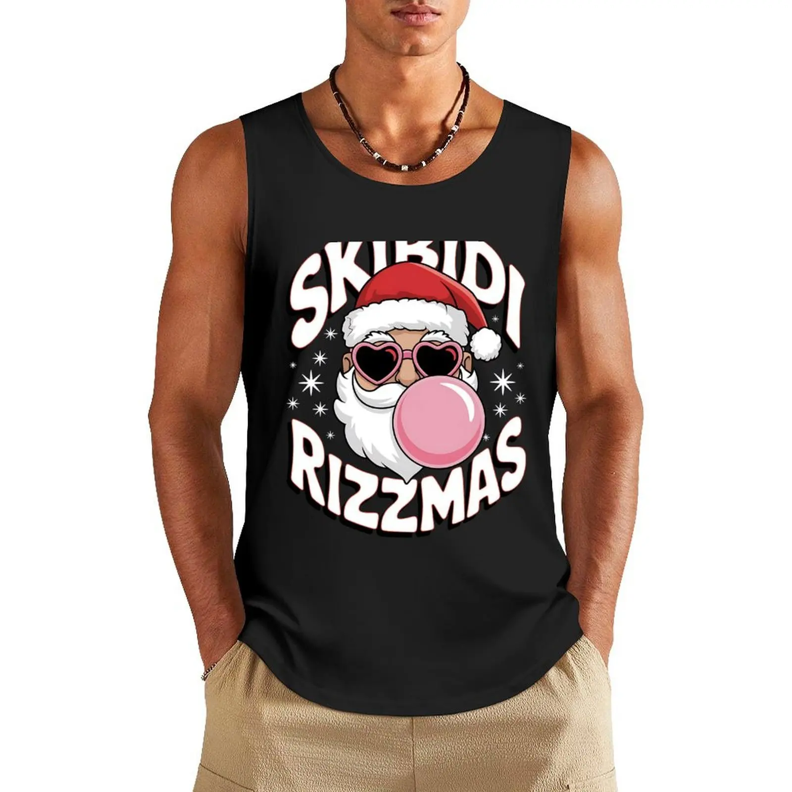 Skibidi Rizzmas Santa Rizzler Xmas Funny Tank Top Working vest summer clothes men 2025 gym t-shirts sleeveless Men's t-shirts
Skibidi Rizzmas Santa Rizzler Xmas Funny Tank Top Working vest summer clothes men 2025 gym t-shirts sleeveless Men's t-shirts