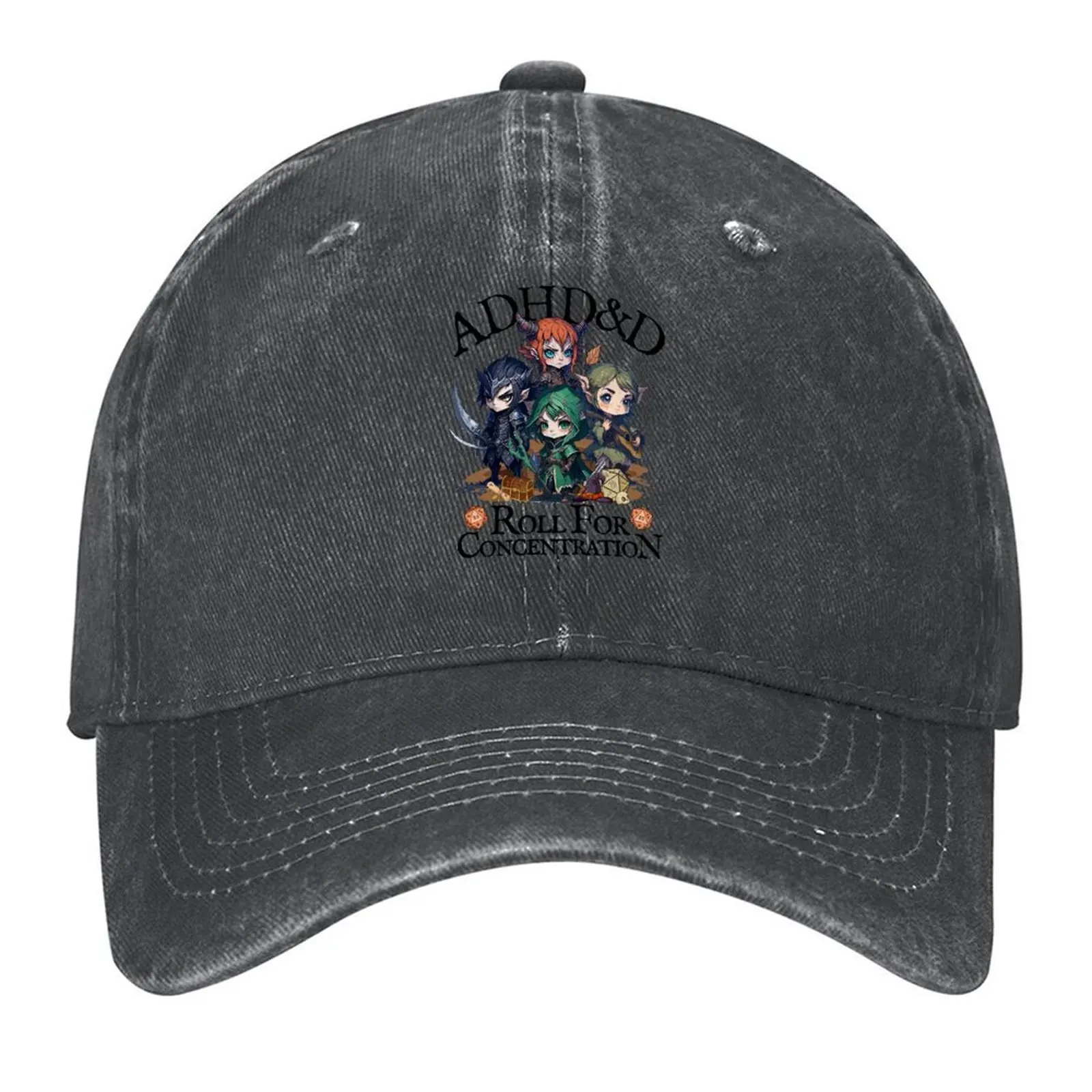 ADHD dnd adventurers: roll for concentration, neurodiversity & mental health quote Baseball Cap Fishing cap Mens Women's
ADHD dnd adventurers: roll for concentration, neurodiversity & mental health quote Baseball Cap Fishing cap Mens Women's