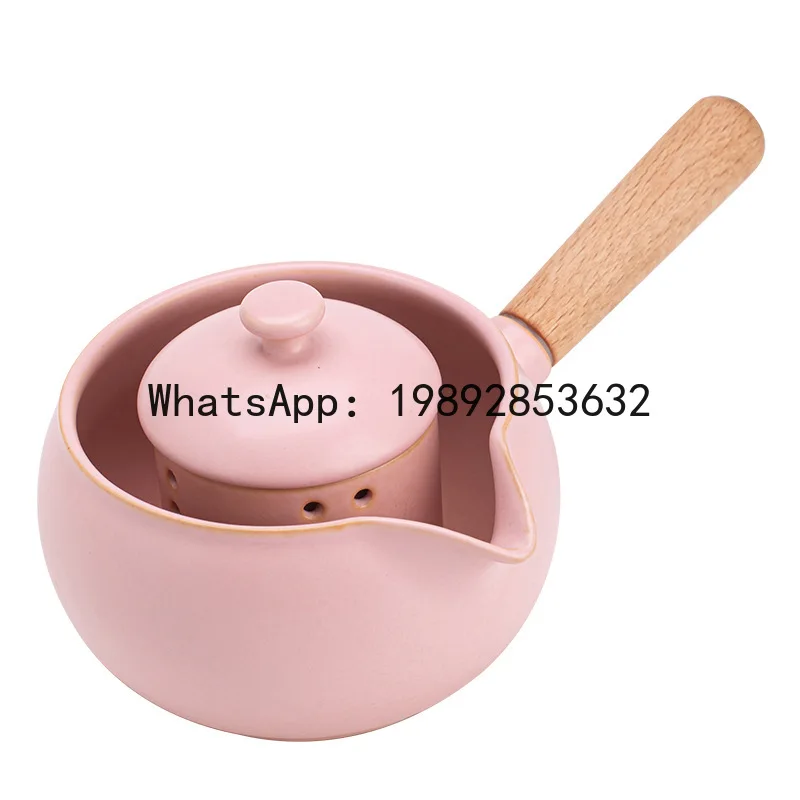 ZF Women's Sakura Pink Side-Handle Teapot with Filter, Alcohol-Resistant, Flame-Safe, Non-Scalding Teapot
ZF Women's Sakura Pink Side-Handle Teapot with Filter, Alcohol-Resistant, Flame-Safe, Non-Scalding Teapot