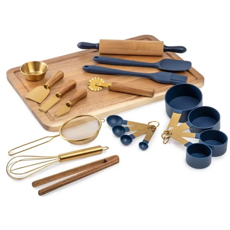 Kitchen Tools and Gadgets Silicone Baking Set 20 Piece Baking Tools Set
Kitchen Tools and Gadgets Silicone Baking Set 20 Piece Baking Tools Set