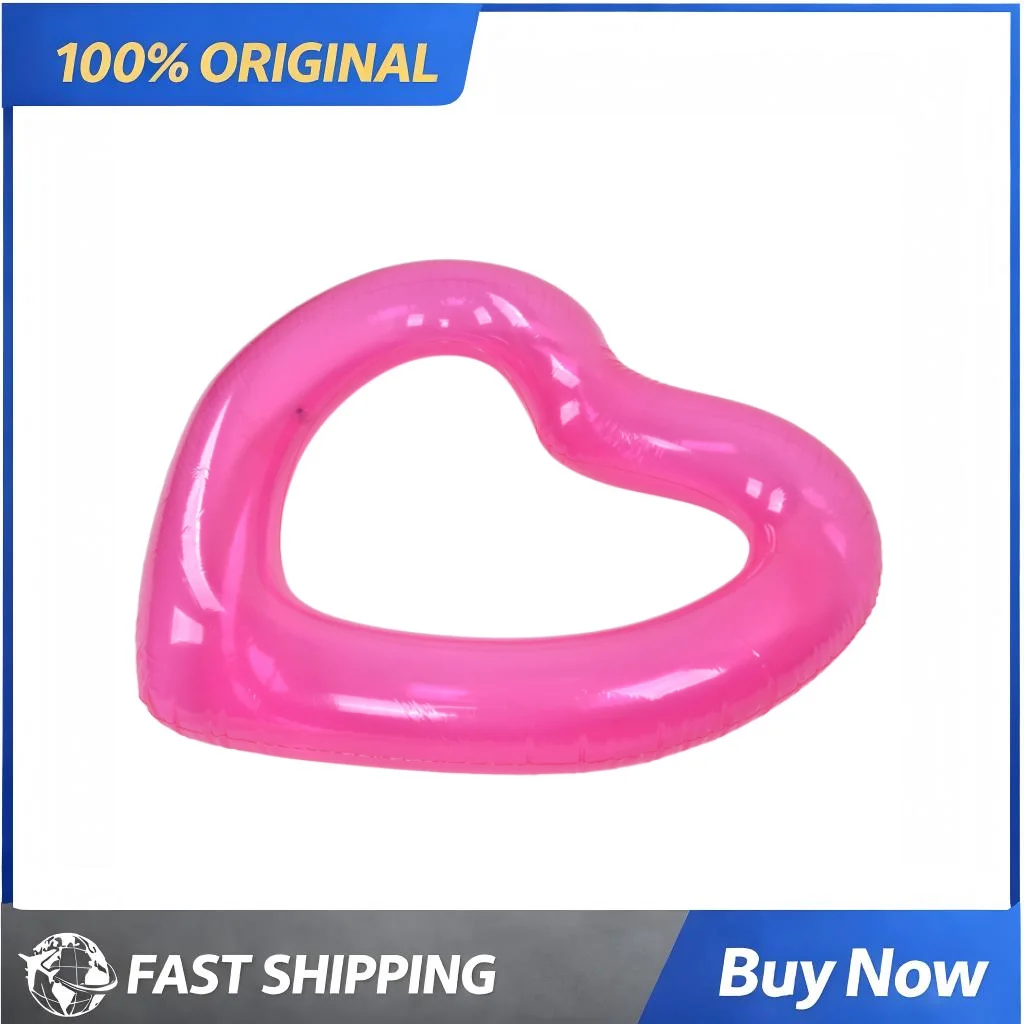 Heart Shape Pool Float PVC Inflatable Swimming Ring Lightweight Skin Friendly Pink Floating Tube Summer Beach Party Toy
Heart Shape Pool Float PVC Inflatable Swimming Ring Lightweight Skin Friendly Pink Floating Tube Summer Beach Party Toy