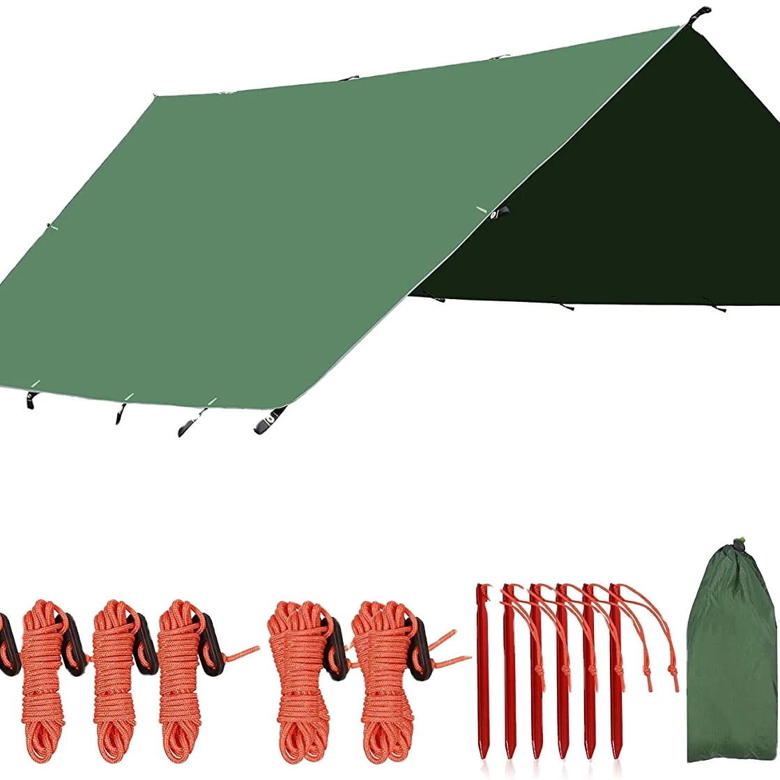 Lightweight Multi functional Backpacking Rain Tarp Shelter for Hiking Outdoor rain fly tarp
Lightweight Multi functional Backpacking Rain Tarp Shelter for Hiking Outdoor rain fly tarp