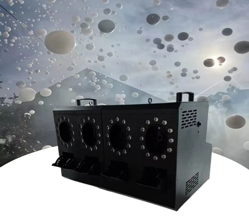 Hot Sale 1500W RGBW LED 4 Smoke Outlet Metal Bubble Machine DMX Control Party Stage Effect
Hot Sale 1500W RGBW LED 4 Smoke Outlet Metal Bubble Machine DMX Control Party Stage Effect