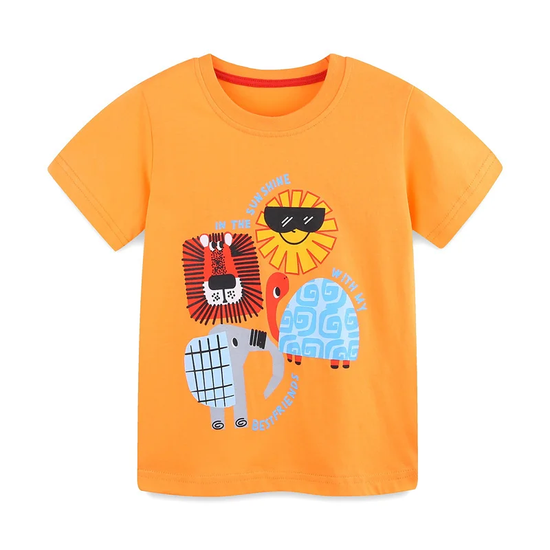 Jumping meters 2-7T Summer Animals Boys Tshirts Clothes Baby Tees Tops Shirts Hot Selling Kids T shirts Boys Girls Clothing
Jumping meters 2-7T Summer Animals Boys Tshirts Clothes Baby Tees Tops Shirts Hot Selling Kids T shirts Boys Girls Clothing