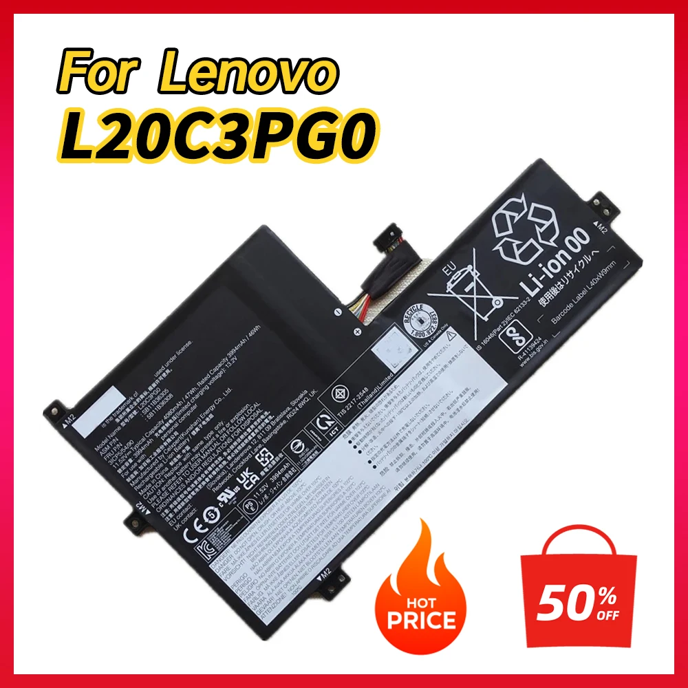 100% NEW L20C3PG0 L20D3PG2 L20M3PG3 Laptop Battery For Lenovo 100E 300E 500E Chromebook GEN 3,Flex 3 Chrome 11M836 SB11B36299
100% NEW L20C3PG0 L20D3PG2 L20M3PG3 Laptop Battery For Lenovo 100E 300E 500E Chromebook GEN 3,Flex 3 Chrome 11M836 SB11B36299