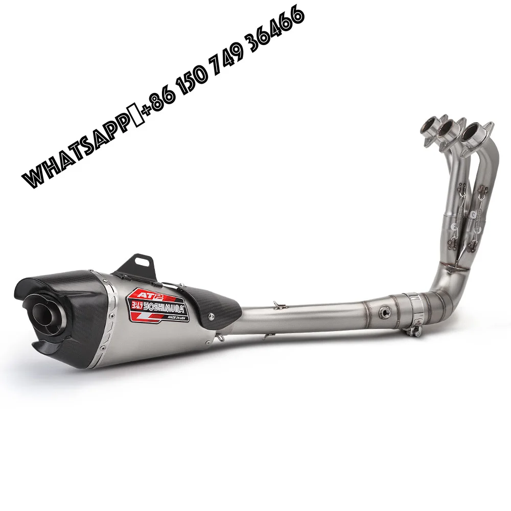 Full Exhaust System for MT-09 Tracer FZ09 XSR900 Motorcycle Front Mid Link Pipe Slip on 51mm Muffler Escape Db Killer
Full Exhaust System for MT-09 Tracer FZ09 XSR900 Motorcycle Front Mid Link Pipe Slip on 51mm Muffler Escape Db Killer