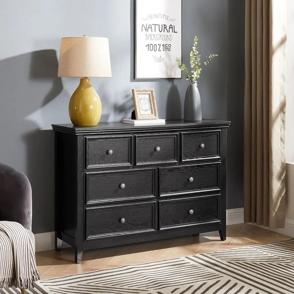 7-Drawer Cabinet, Chest of Drawers Organizer, Storage for Clothes, Living Room Furniture, Black Cabinet Organizer
7-Drawer Cabinet, Chest of Drawers Organizer, Storage for Clothes, Living Room Furniture, Black Cabinet Organizer