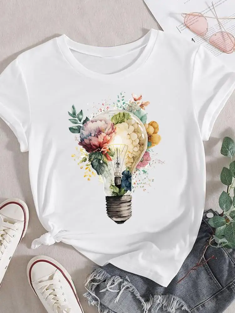 Watercolor Floral Style Cute Fashion T Shirt Women Female Ladies Short Sleeve Clothes Graphic T-shirt Print Top Clothing Tee
Watercolor Floral Style Cute Fashion T Shirt Women Female Ladies Short Sleeve Clothes Graphic T-shirt Print Top Clothing Tee