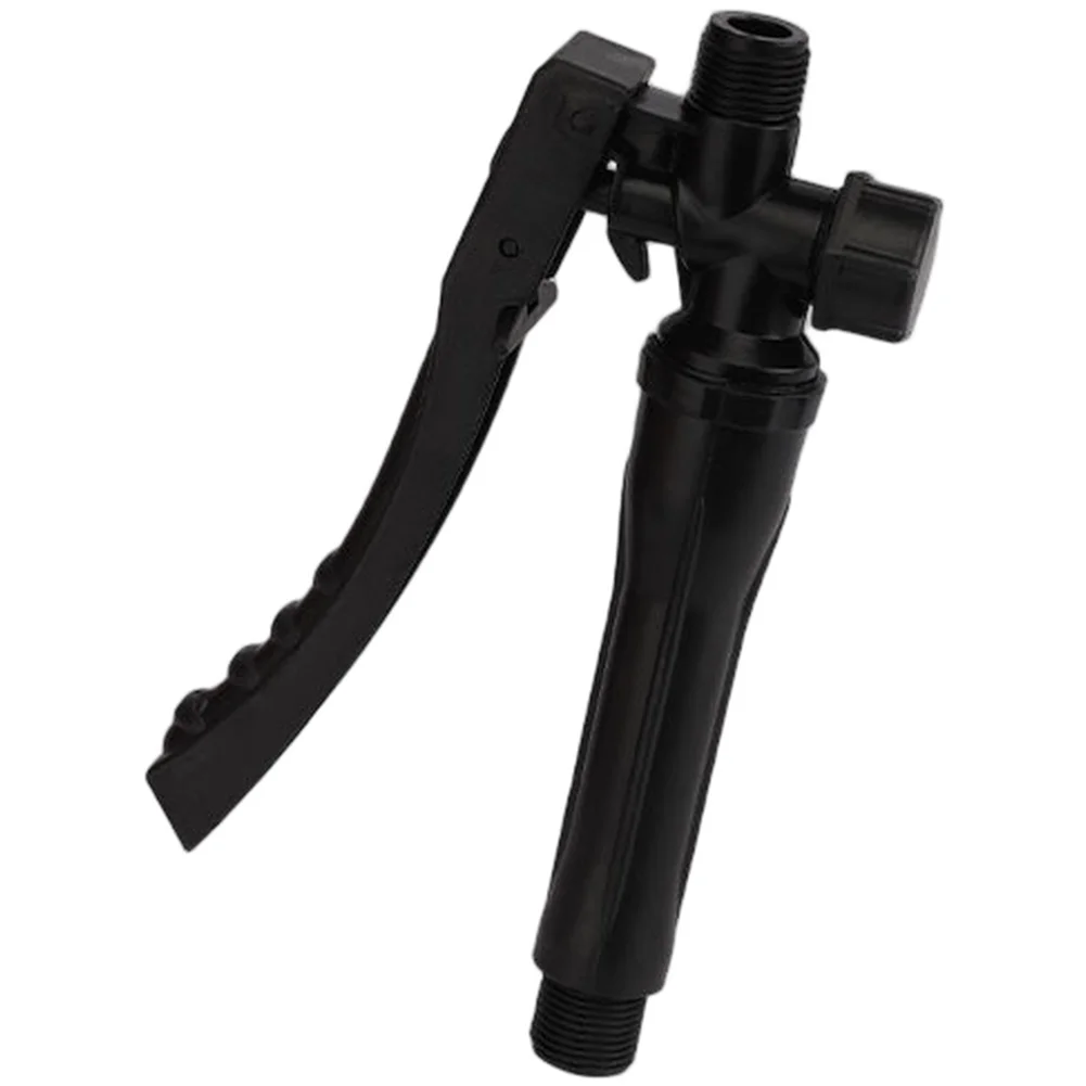 Sprayer Handle with Copper Connector and Plastic Grip for Use with Power Sprayers Featuring Standard Threaded Interface