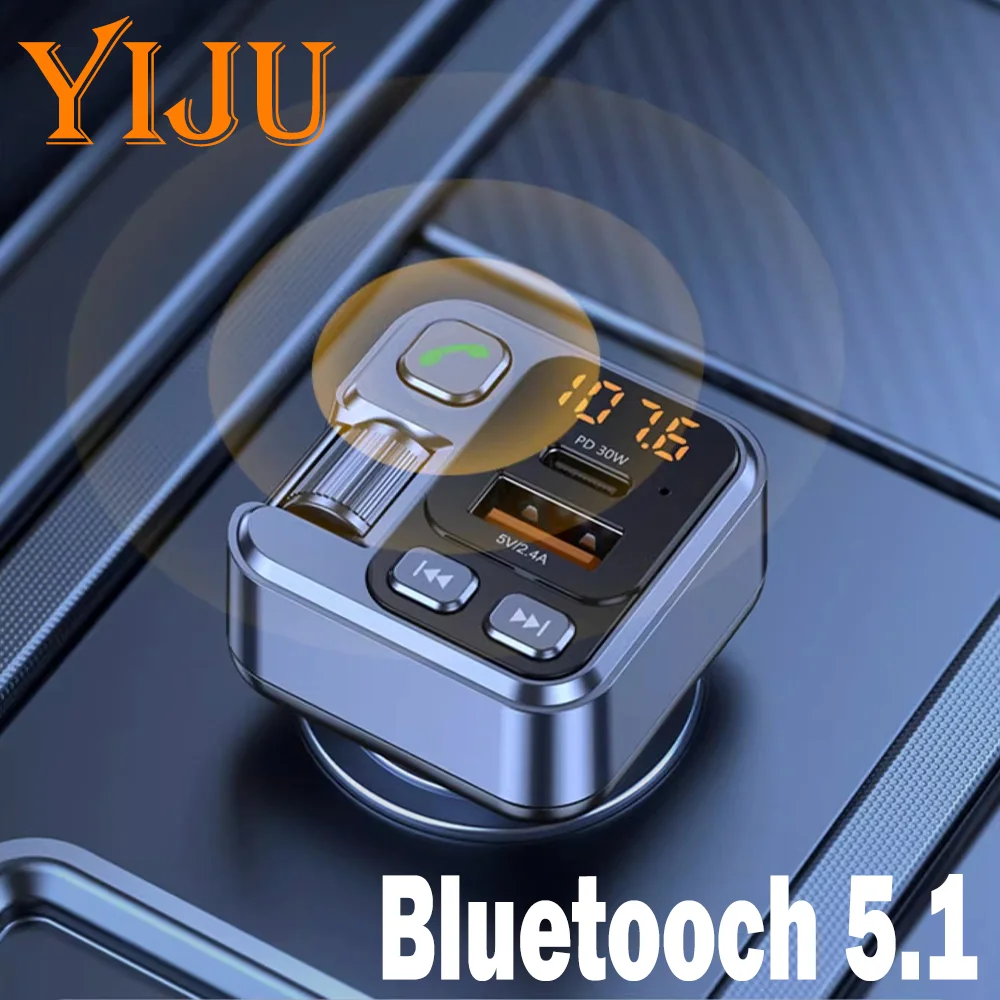 Автомобильный FM-передатчик Bluetooth 5.1 Aux Handsfree Беспроводной автомобильный комплект с двумя USB-портами Автомобильное зарядное устройство Авторадио FM-модулятор Mp3-плеер Адаптер
Автомобильный FM-передатчик Bluetooth 5.1 Aux Handsfree Беспроводной автомобильный комплект с двумя USB-портами Автомобильное зарядное устройство Авторадио FM-модулятор Mp3-плеер Адаптер