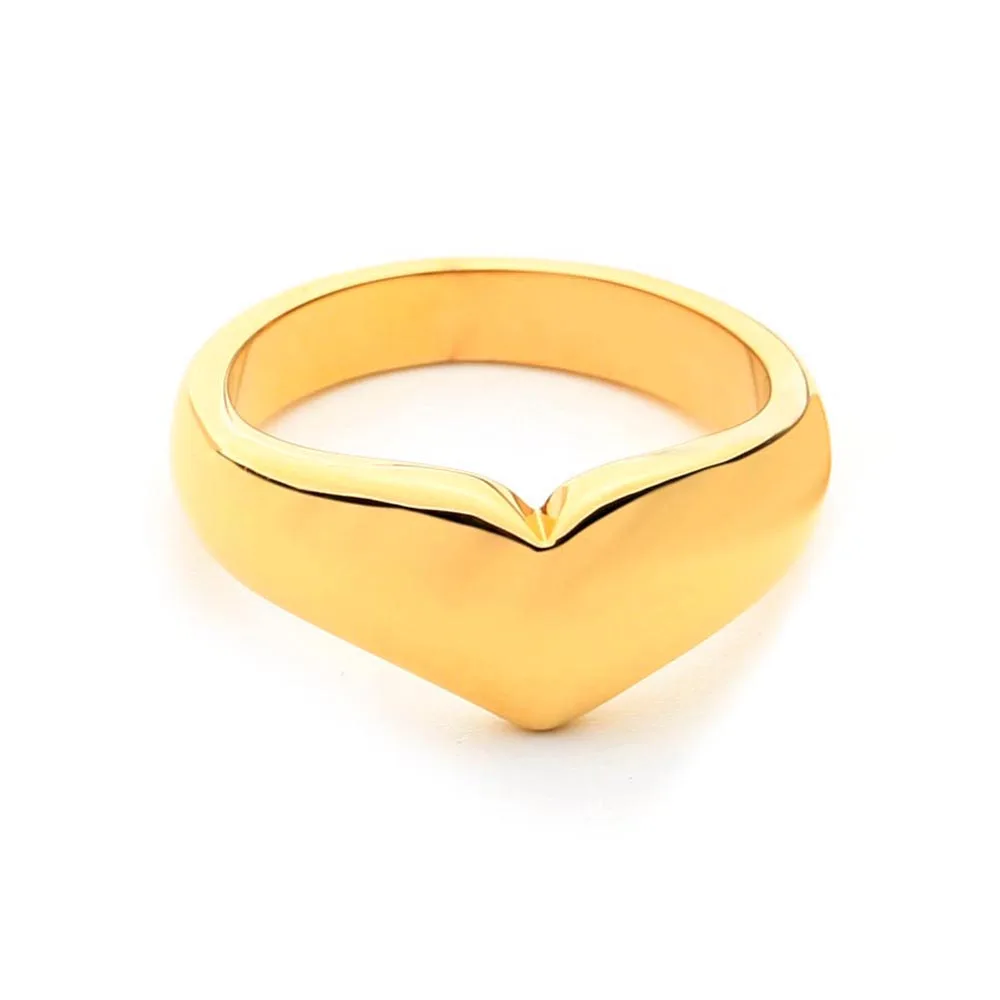 VAROLE Heart Rings For Women Trendy Gold Color Geometric Ring Personality Fashion Jewelry Wholesale Bague
VAROLE Heart Rings For Women Trendy Gold Color Geometric Ring Personality Fashion Jewelry Wholesale Bague