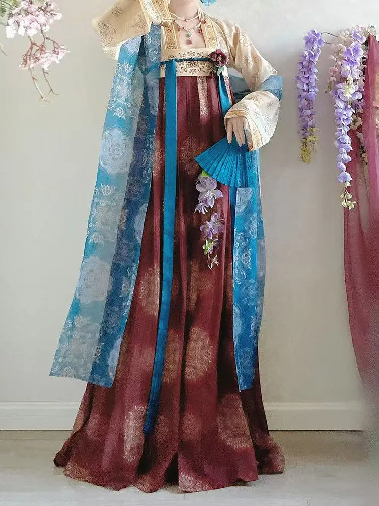 Original Chinese Traditional Hanfu Dress Women Halloween Carnaval Cosplay Princess Dress Ethnic Style Show Stage Clothing
Original Chinese Traditional Hanfu Dress Women Halloween Carnaval Cosplay Princess Dress Ethnic Style Show Stage Clothing