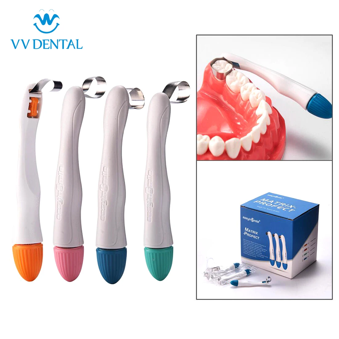 VVDental 50PCS Dental Sectional Profect Matrix Band Hold Adjust Pre Formed 4.5/6.0MM Ring System Tool for Teeth Filling Materias
VVDental 50PCS Dental Sectional Profect Matrix Band Hold Adjust Pre Formed 4.5/6.0MM Ring System Tool for Teeth Filling Materias