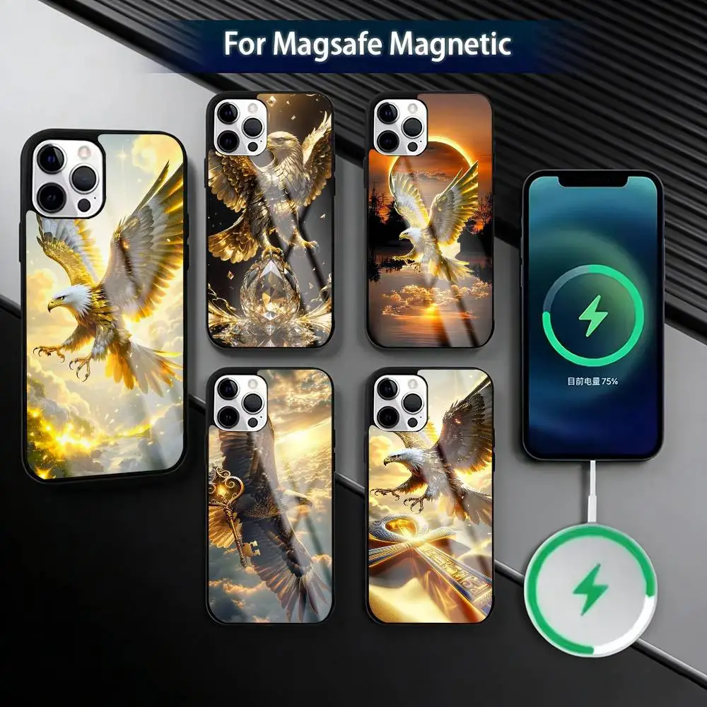 Stylish Eagle Golden Phone Case For iPhone17,16,15,14,13,12,11 Plus,Pro Magnetic with Magsafe Wireless Charging
Stylish Eagle Golden Phone Case For iPhone17,16,15,14,13,12,11 Plus,Pro Magnetic with Magsafe Wireless Charging