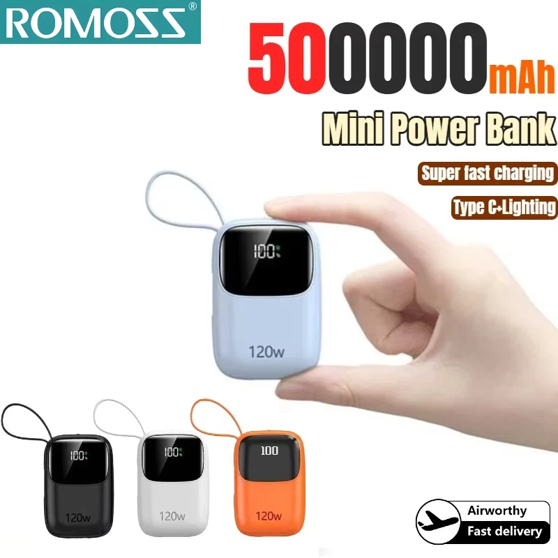 Внешний аккумулятор ROMOSS 500000 мАч, 120 Вт, с цифровым дисплеем, сверхбыстрой зарядкой и большой емкостью для iPhone и Samsung
Внешний аккумулятор ROMOSS 500000 мАч, 120 Вт, с цифровым дисплеем, сверхбыстрой зарядкой и большой емкостью для iPhone и Samsung