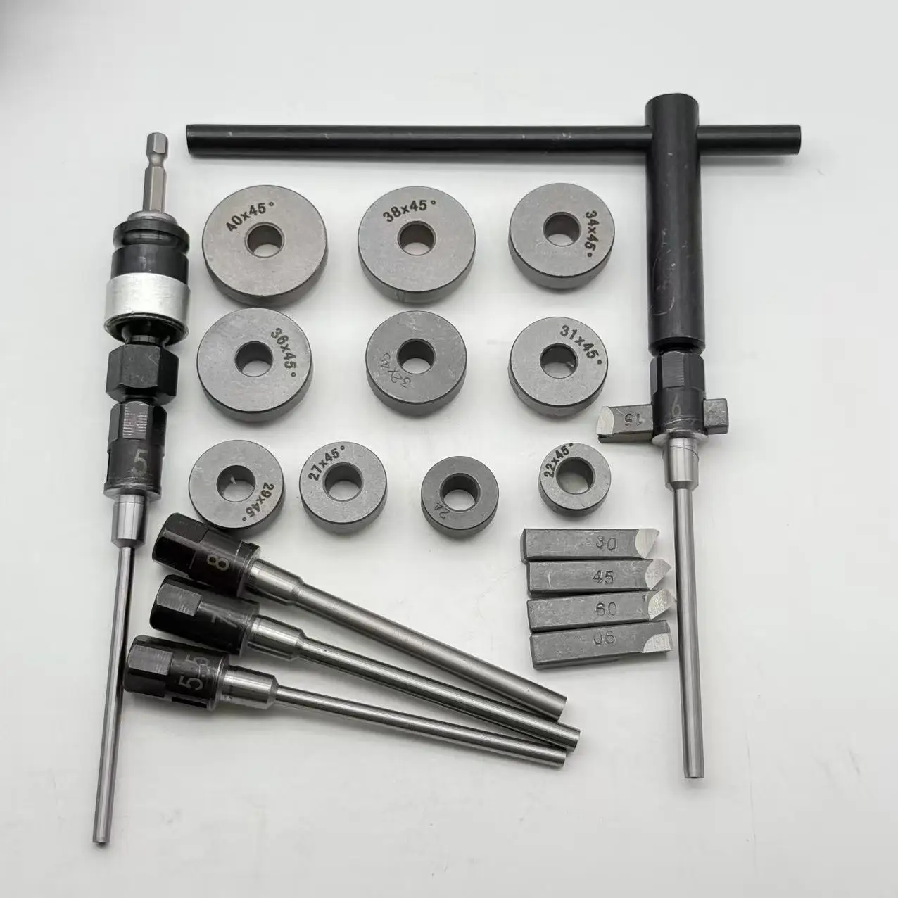 Valve Seat Reamer Universal Engine Valve Seat Hard Alloy Reamer 15/30/45/60/90 Degree Reamer 22-40mm Diamond Grinding Wheel
Valve Seat Reamer Universal Engine Valve Seat Hard Alloy Reamer 15/30/45/60/90 Degree Reamer 22-40mm Diamond Grinding Wheel