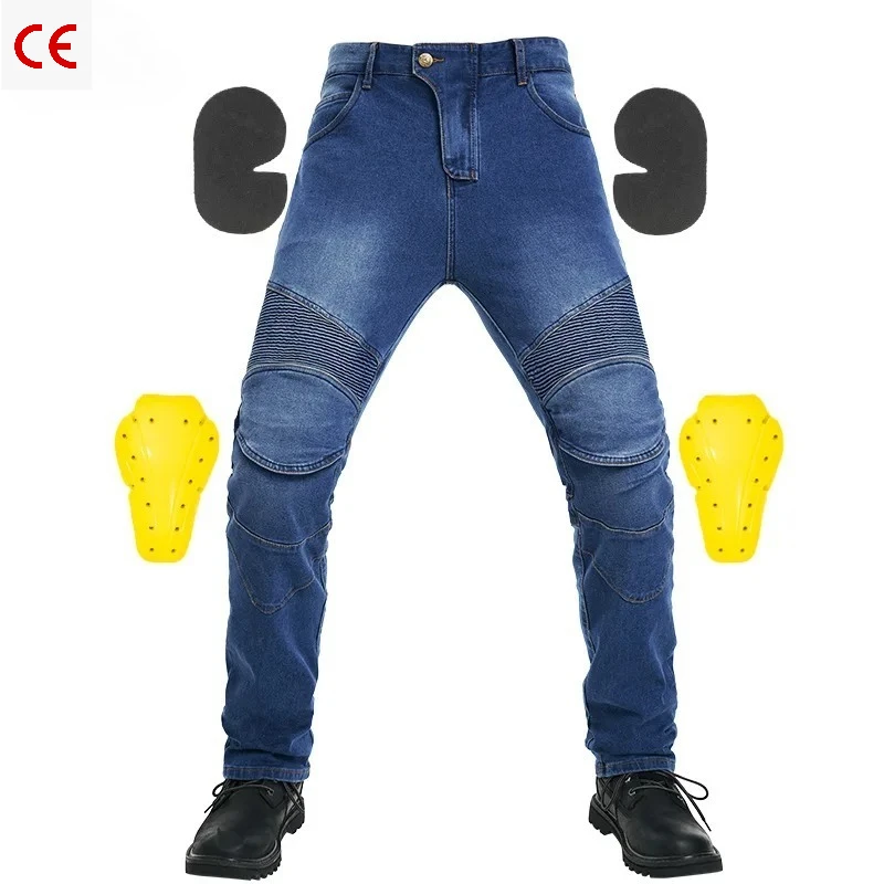 CE Anti-abrasion Motorcycle Jeans Wearable Racing Touring Riding Trousers Built-in Protector for Motorbike Outdoor Riding Pants
CE Anti-abrasion Motorcycle Jeans Wearable Racing Touring Riding Trousers Built-in Protector for Motorbike Outdoor Riding Pants