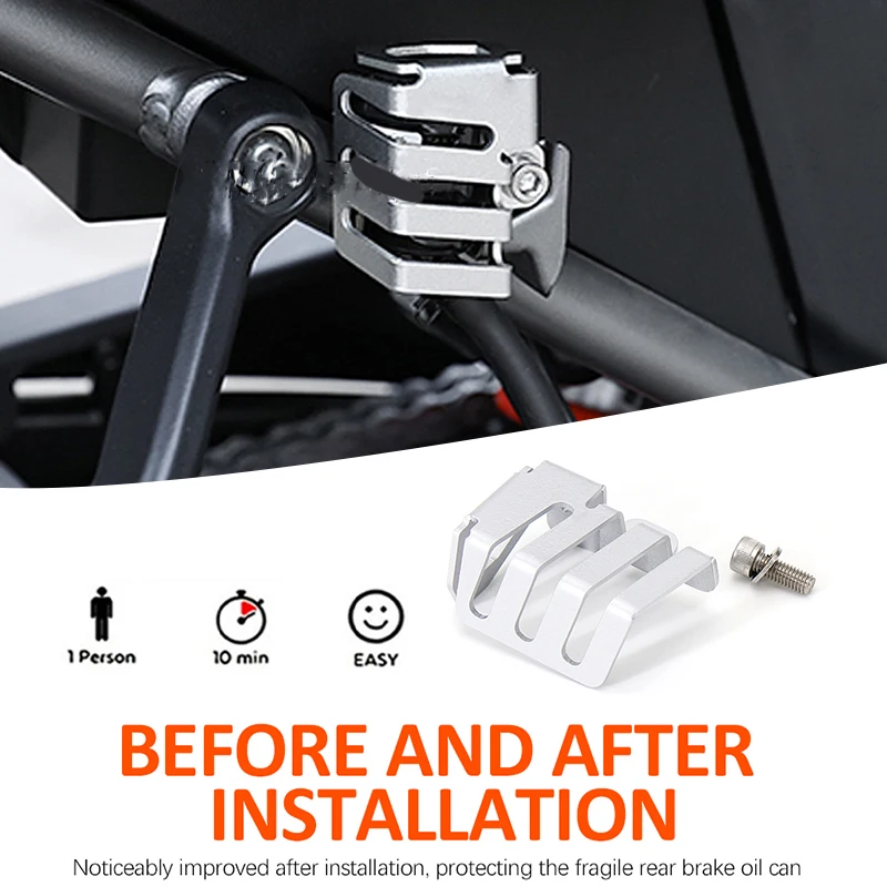 Motorcycle Aluminum Alloy Rear Brake Fluid Reservoir Guard Oil Cover For PAN AMERICA 1250 S PA1250 PA 1250 S Moto Accessories
Motorcycle Aluminum Alloy Rear Brake Fluid Reservoir Guard Oil Cover For PAN AMERICA 1250 S PA1250 PA 1250 S Moto Accessories