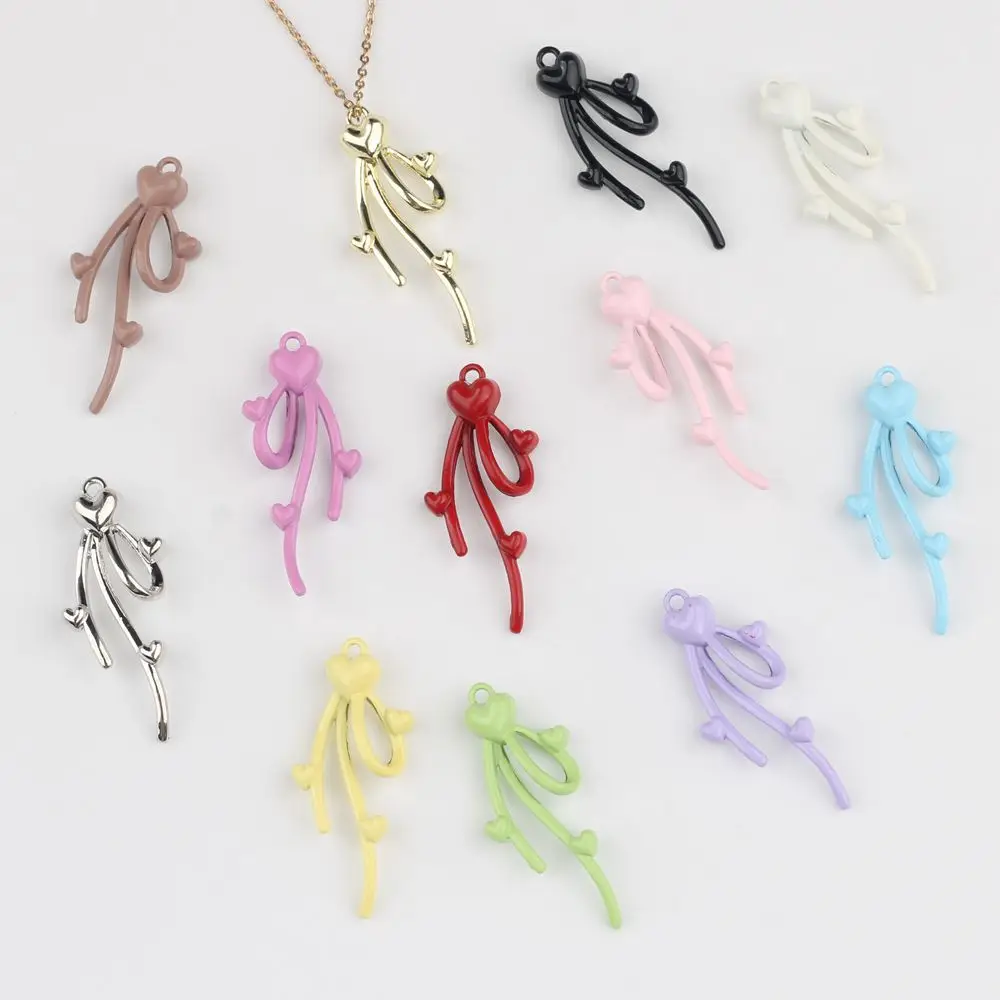 100pcs Vintage Love Heart Pendant Charms Diy Colorful Necklace Earrings Pendant Connecotors Handmade Jewelry Making Findings
100pcs Vintage Love Heart Pendant Charms Diy Colorful Necklace Earrings Pendant Connecotors Handmade Jewelry Making Findings
