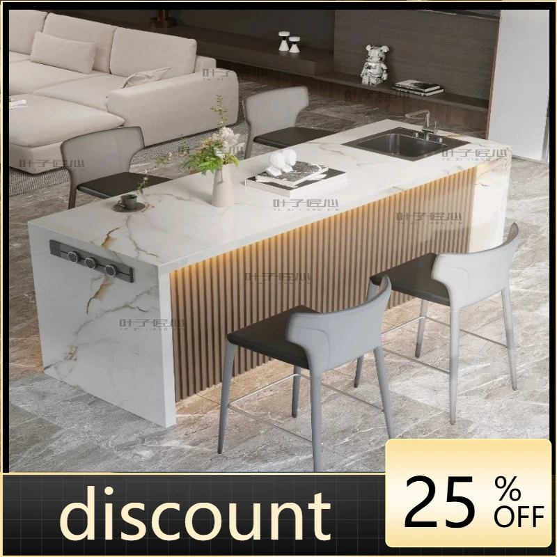 LH household living room partition island small apartment sofa rock slab kitchen dining table integrated
LH household living room partition island small apartment sofa rock slab kitchen dining table integrated