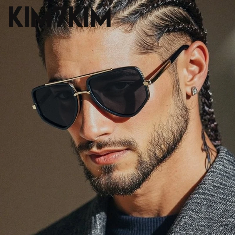 Steampunk Polygon Sunglasses Men 2025 Luxury Brand UV400 Polarized Sun Glasses Vintage Double Beam Eyewear For Male Punk Shades
Steampunk Polygon Sunglasses Men 2025 Luxury Brand UV400 Polarized Sun Glasses Vintage Double Beam Eyewear For Male Punk Shades