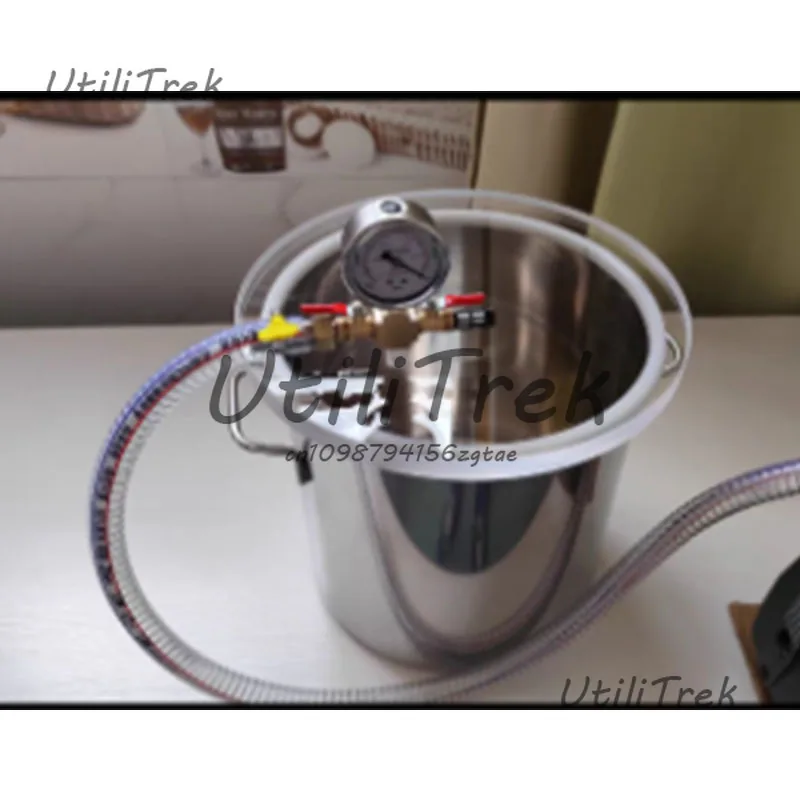6L/12L/21L Deaeration Bucket Vacuum Filling Equipment Vacuum Defoaming Tank Barrel Stainless Steel
6L/12L/21L Deaeration Bucket Vacuum Filling Equipment Vacuum Defoaming Tank Barrel Stainless Steel