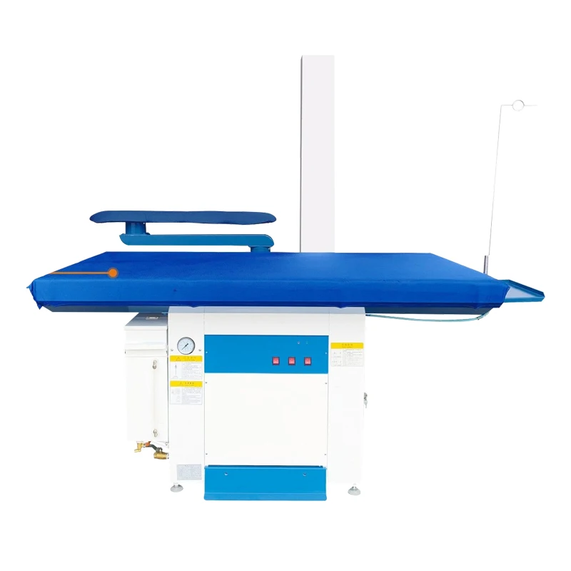 Custom High Efficiency 800w 220/380v 2800r/Min Industrial Vacuum Ironing Table Inbuilt Steam Generator with Movable Casters
Custom High Efficiency 800w 220/380v 2800r/Min Industrial Vacuum Ironing Table Inbuilt Steam Generator with Movable Casters