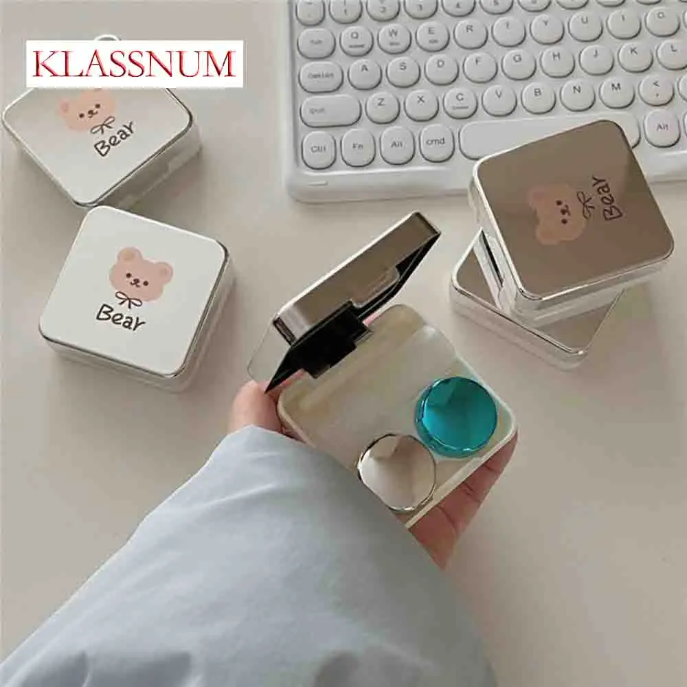 Electroplate Colored Contact Lens Case With Mirror Women Man Contact Lenses Box Portable Cosmetic Contact Lense box with tweezer
Electroplate Colored Contact Lens Case With Mirror Women Man Contact Lenses Box Portable Cosmetic Contact Lense box with tweezer